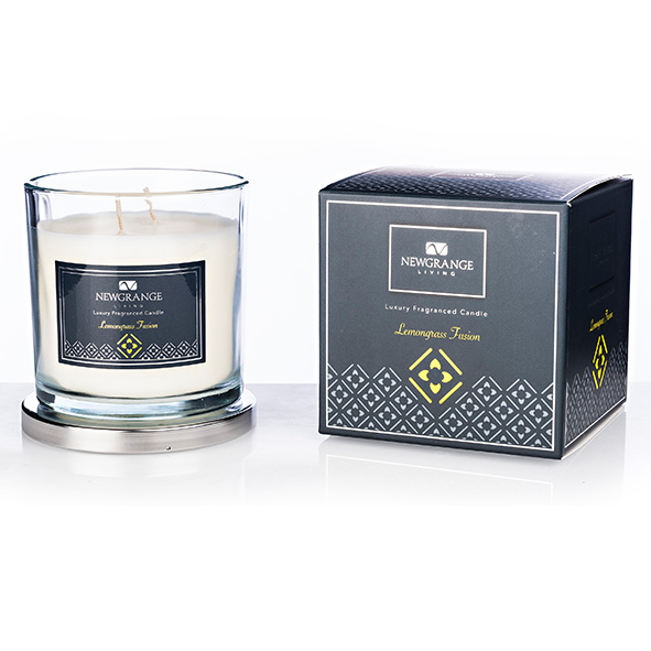 Fresh Linen 2 wick Luxury Candle - Newgrange Living